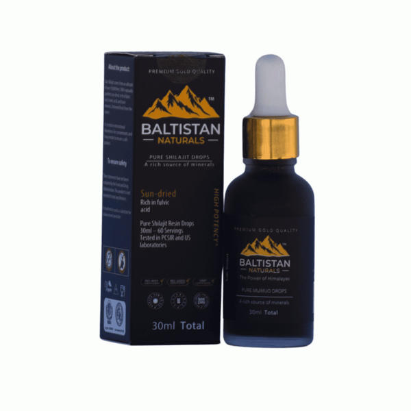 Baltistan Naturals Pure Himalayan Aftabi Shilajit Drops