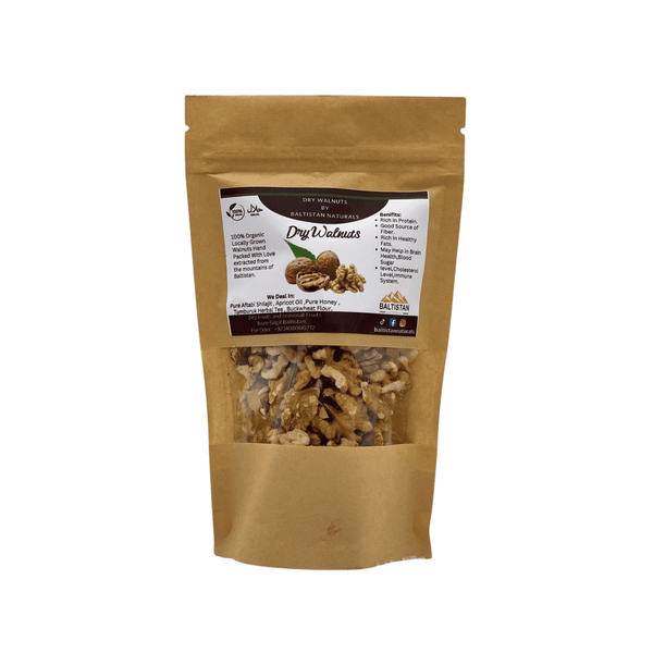 Organic Dry Walnuts | Premium Walnut Kernels from Baltistan | Natural Brain & Heart Healthy Nuts