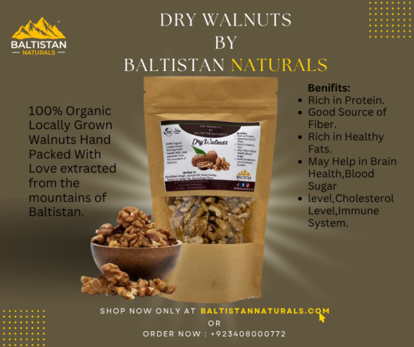 33 (4) Dry Walnuts – Baltistan Naturals