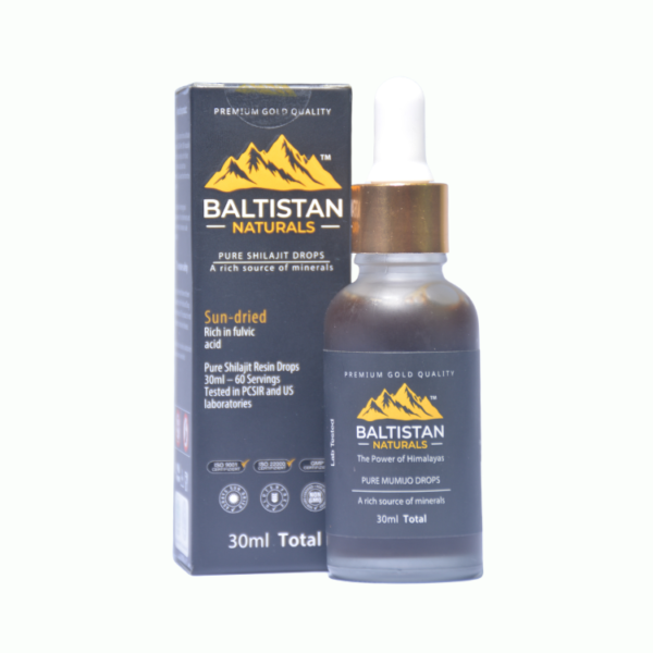 Himalayan Shilajit Drops – Baltistan Naturals (Liquid Extract)